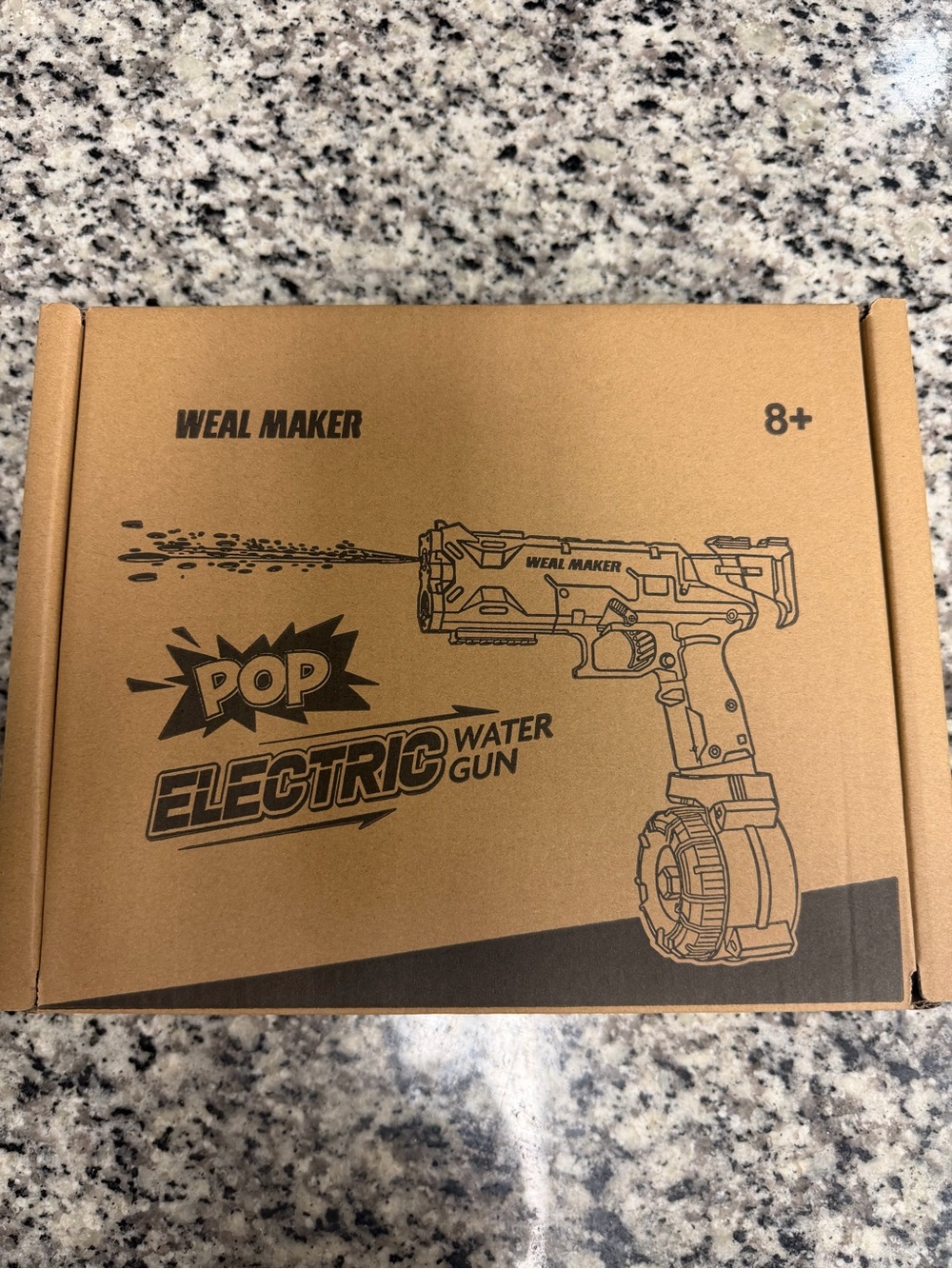 Brand New High Pressure, Powerful Electric Pop Water Shooter- Weal Maker